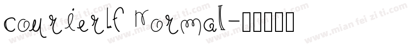 CourierLf Normal字体转换